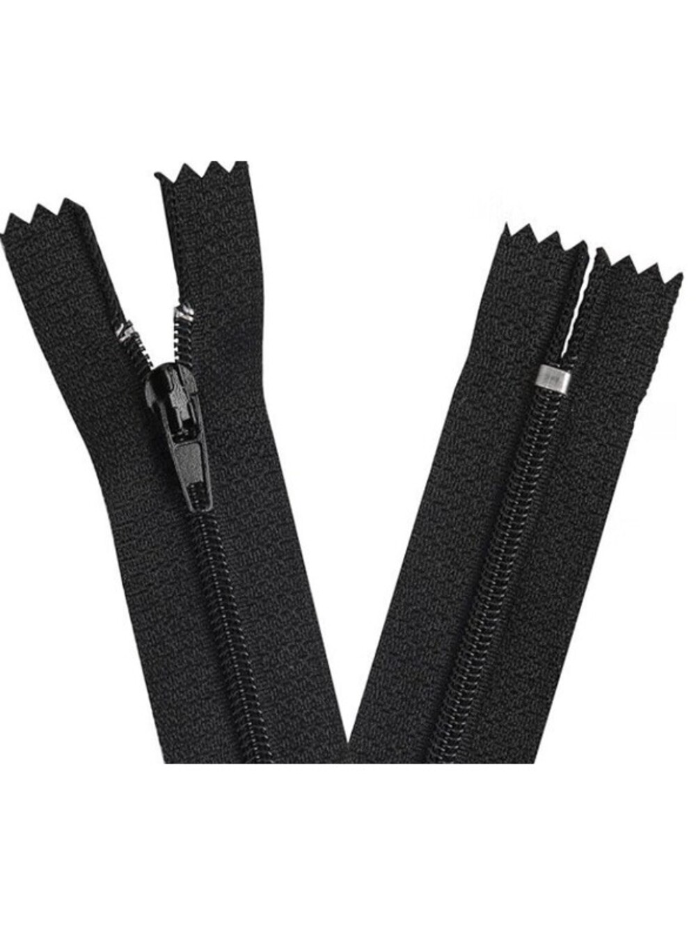 60 Pack 11 Inch Nylon Coil Zippers for Sewing Crafts Tailor Black